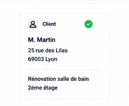 Informations du client